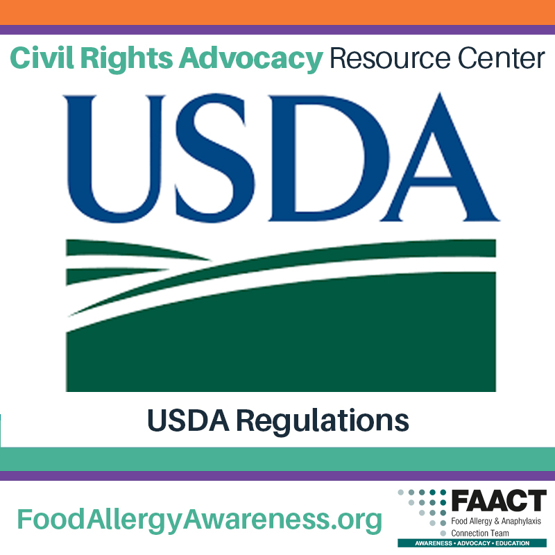 Civil Rights Advocacy Resource Center USDA Guidelines with USDA logo